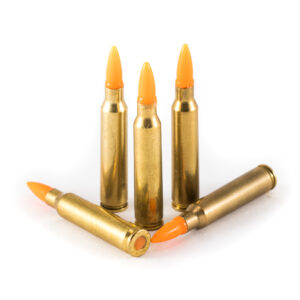 22 Brass Dummy Rounds With New Match Grade Bullet –