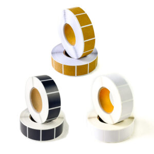 Target Pasters 7/8" Square 1000 Per Roll